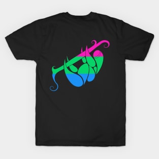 Polysexual Flag Sloth T-Shirt